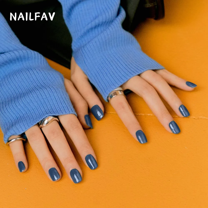 DEEP BLUE-NailFavPressOnNails