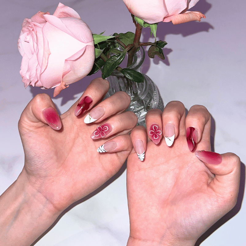 SCARLET PETAL-NailFavPressOnNails